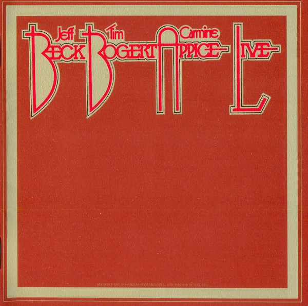 Beck, Bogert and Appice Live